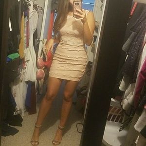 Lacey Pink 'Special event' mini dress